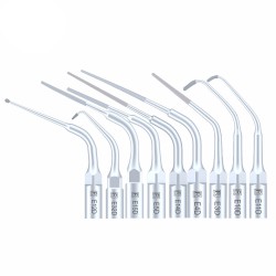 10 Pcs Refine Ultrasonic Scaler Tips E3D E4D E5D E10D E11D E12D E14D E15D Fit Woodpecker EMS