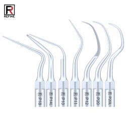 10Pcs Refine Ultrasonic Scaler Tips P10 P11 P12 P14L P18 P20 P20L P20R P21 22 LR Fit Woodpecker EMS