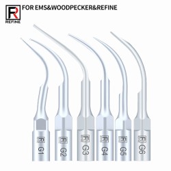 10 Pcs Dental Scaler Tips G1 G2 G3 G4 G5 G6 GD1 GD2 GD3 GD4 GD5 GD6 Compatible with EMS Woodpecker