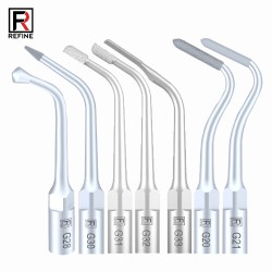 5 Pcs Dental Scaling Tips G20 G21 G30 G31 G32 G33 G35 Compatible with REFINE EMS Woodpecker Scaler Handpiece