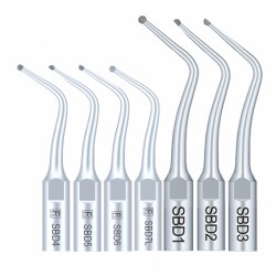 5 Pcs Ultrasonic Scaler Tips SBD1 SBD2 SBD3 SBD4 SBD5/6 SBDR SBDL SBD7L SBD7R Fit SATELEC NSK DTE