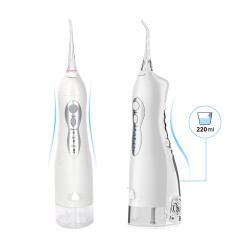 Portable Oral Irrigator USB Rechargeable Dental Water Jet Water Tank Waterproof Home Use