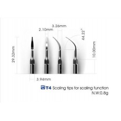 3Pcs Baola® Scaler Tip T4 EMS/Woodpecker