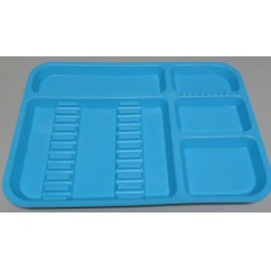 Blue Dental Instrument Tray