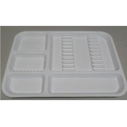 White Dental Instrument Tray