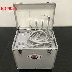 BD-402A Portable Dental Turbine Unit(Air Compressor + Suction + Triplex Syringe)