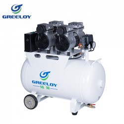 Greeloy GA-62 1.5HP 60L Dental Air Compressor with Check Valve