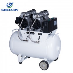 Greeloy GA-62 1.5HP 60L Dental Air Compressor with Check Valve