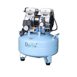 DYNAIR® DA5001 22L Dental Air Compressor Noiseless Oilless 115L/min