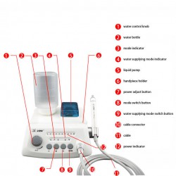 VRN® A8 Ultrasonic Scaler Wireless Control Auto-water Supply LED EMS Compatible