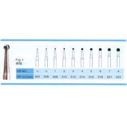 100PCS HP 2.35mm Dental Carbide Burs for Low Speed Handpiece