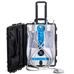 Greeloy GU-P204S Portable Dental Unit (Compressor+ Suction Unit+ Triplex Syringe+ HP Tube)