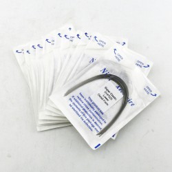 10Packs Dental Orthodontic Elastic NITI Arch Wire Rectangular Ovoid U / L