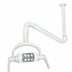 Ceiling-mounted Dental Oral Light Lamp Operating Lamp 6 LED Lens With Arm