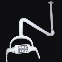 Ceiling-mounted Dental Oral Light Lamp Operating Lamp 6 LED Lens With Arm