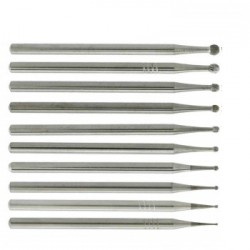 5 Packs Wave Dental Carbide Burs Round For Straight Handpiece HP1/4 1 2 3 5 6 8 10