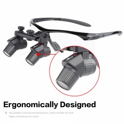 4.0X 450mm Ergonomic Dental Medical Binocular Loupe Magnifier Ergo Magnifying Glasses ENT