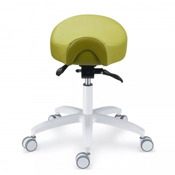 PLST-075 Adjustable Dental Operator Assistant Saddle Chair Dentist Hygienist Nurse Stool