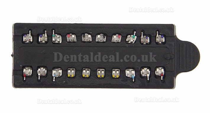 100 Packs OC Dental Orthodontic Metal Bracket Braces MIM Mini Roth MBT 018 022 345