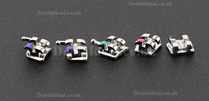 100 Packs OC Dental Orthodontic Metal Bracket Braces MIM Mini Roth MBT 018 022 345