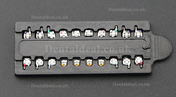 100 Packs OC Dental Orthodontic Metal Bracket Braces MIM Mini Roth MBT 018 022 345