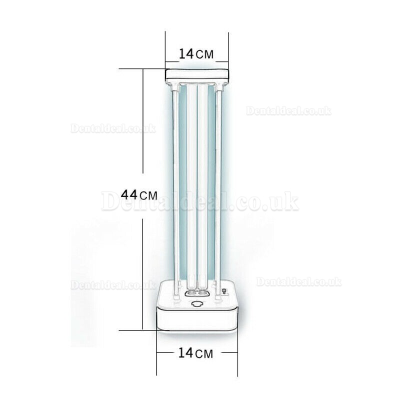 36W UV Sterilizer Timer Remote Control Ultraviolet Light Ozone UVC Ozone Disinfection Lamps