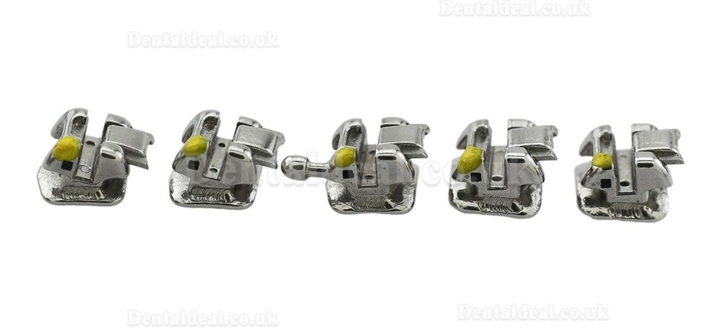 Dental Metal Self Ligating Brackets Braces Buccal Tubes 1st 2nd Molar & Tool Standard Torque MBT 022 3 Ormco Damon Q Type