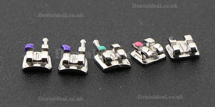 50 Packs Dental Orthodontic OC Metal Brackets Braces MIM Mini Roth MBT 018 022 345