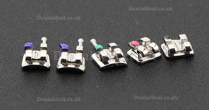 50 Packs Dental Orthodontic OC Metal Brackets Braces MIM Mini Roth MBT 018 022 345