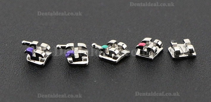 50 Packs Dental Orthodontic OC Metal Brackets Braces MIM Mini Roth MBT 018 022 345