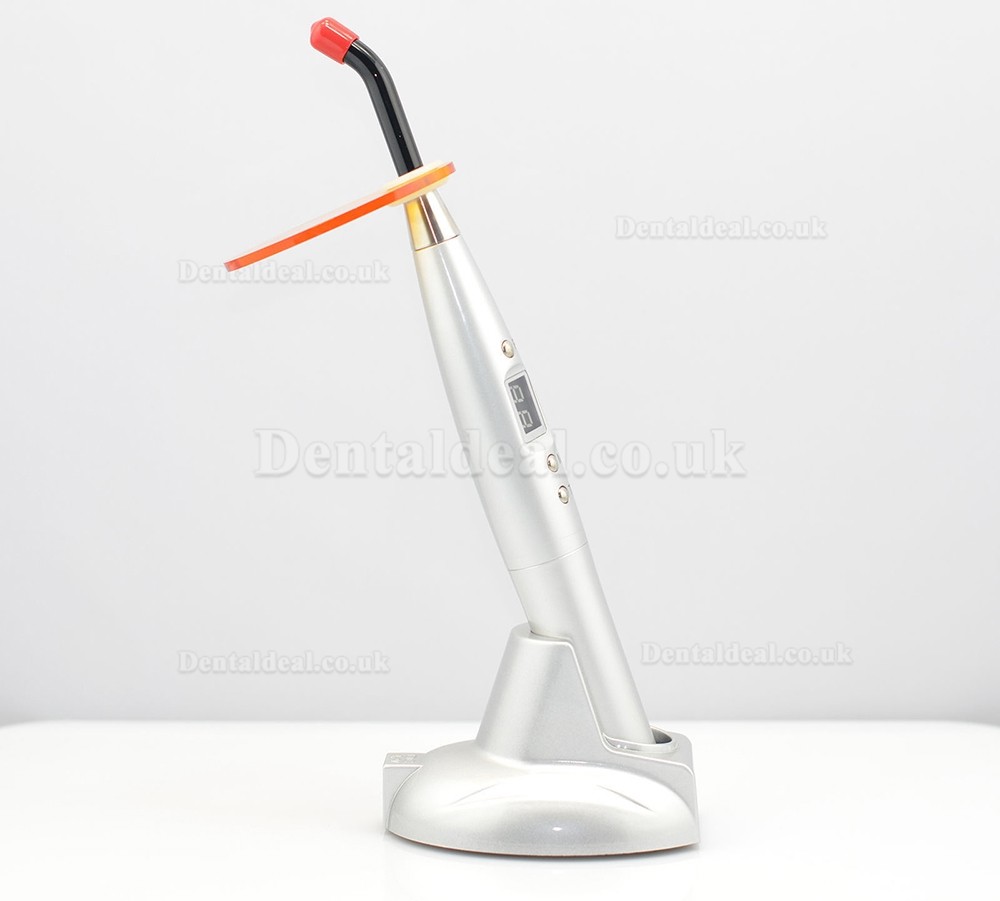 Dental 5W Wireless Cordless LED Curing Light Lamp 1500mw Black