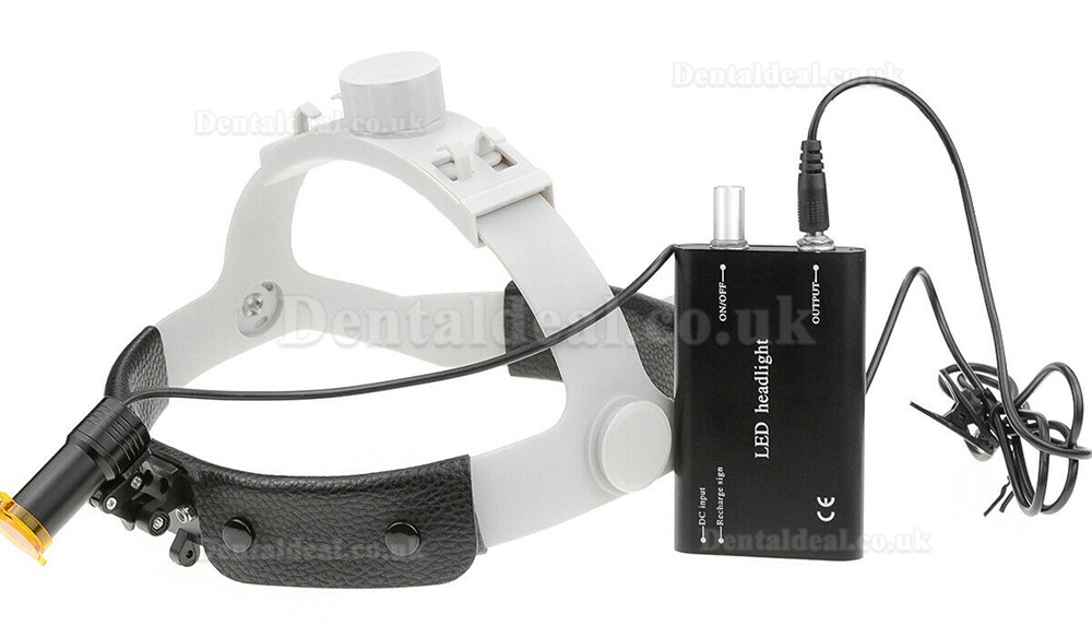 Dental Medical 5W LED Head Light with Filter Headband Headlamp + Aluminum Box