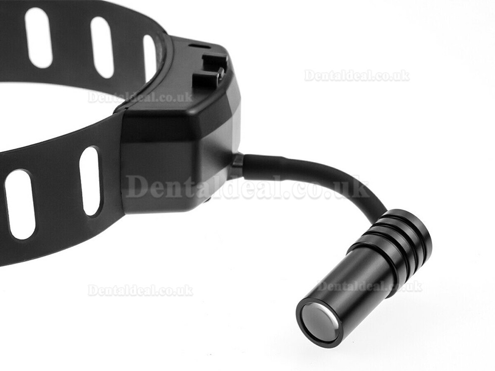 Dental Wireless 5W LED Headlight ENT Medical Headband Head Light Lamp Black