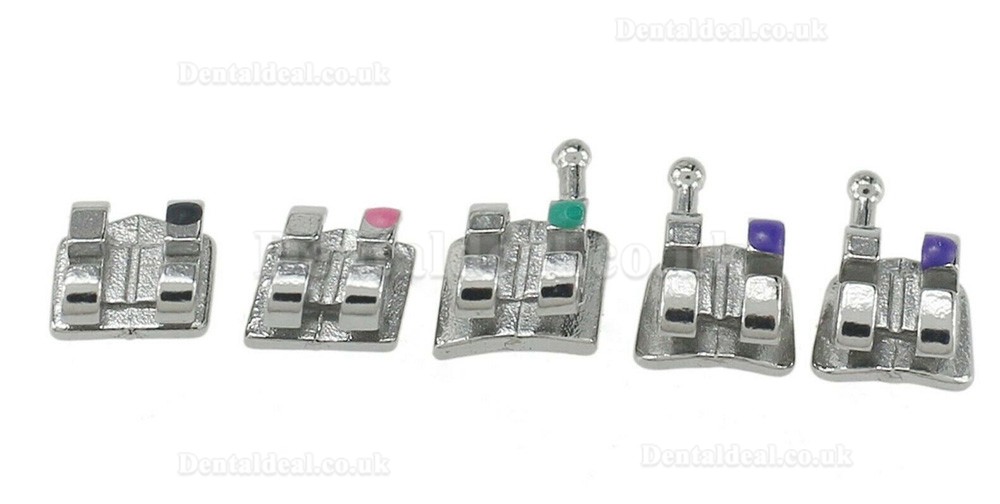 10Sets OC Dental Orthodontic Metal Brackets Braces MIM Mini Roth 022 345 Hooks