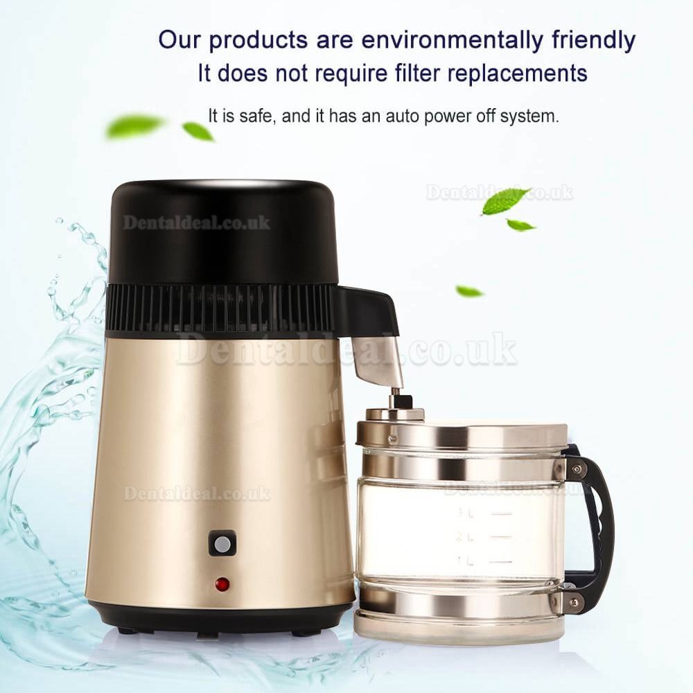 4L Dental Water Distiller Purifier Filter Distilled Water Filter Machine Stainless Steel