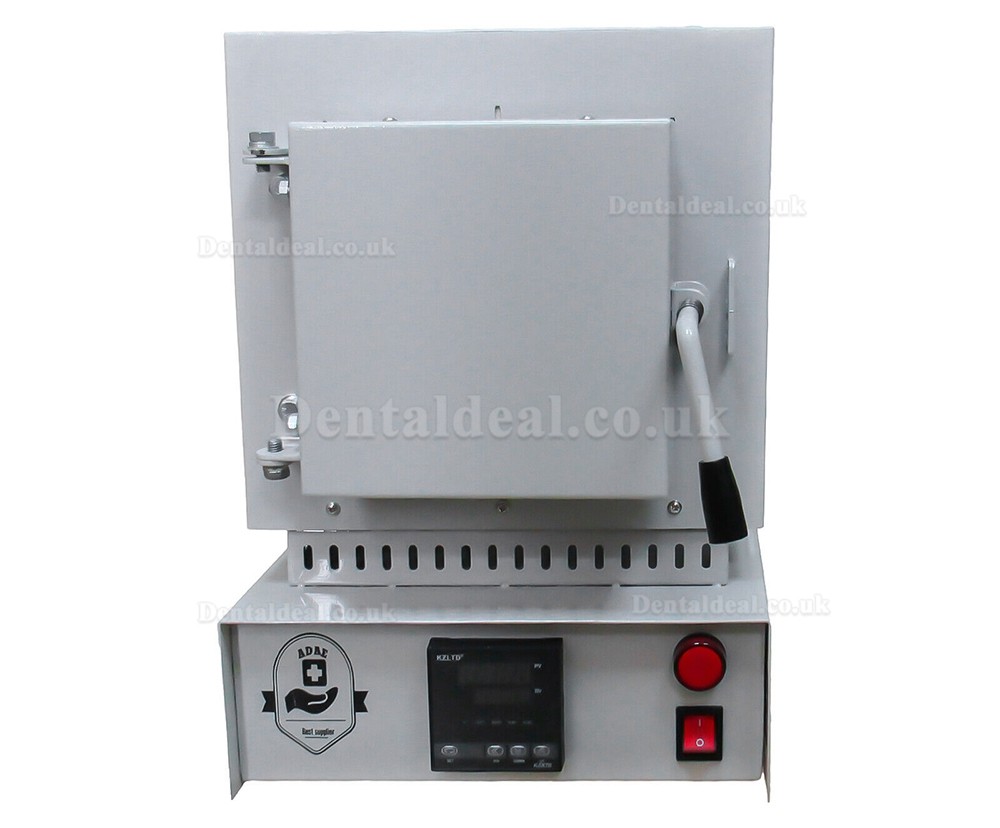 1.5KW 1000℃ Mini Dental Lab Wax Muffle Furnace High Temperature Wax Burnout Oven for Preheating Crucible