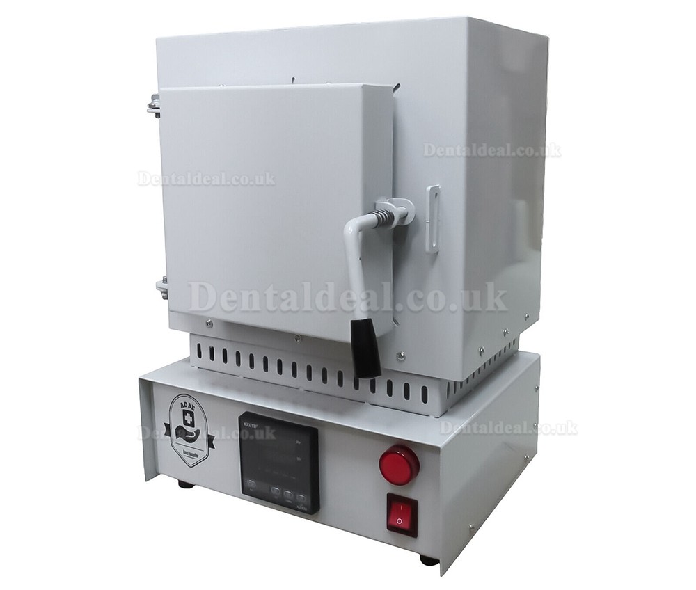 1.5KW 1000℃ Mini Dental Lab Wax Muffle Furnace High Temperature Wax Burnout Oven for Preheating Crucible