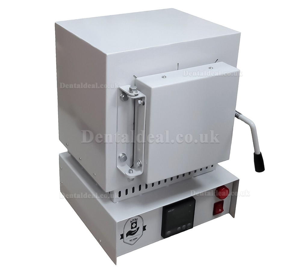 1.5KW 1000℃ Mini Dental Lab Wax Muffle Furnace High Temperature Wax Burnout Oven for Preheating Crucible