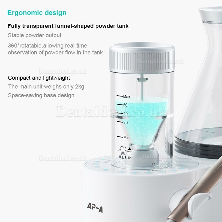 Woodpecker AP-A Dental Air Polisher Air Flow Prophy Polishing Unit (Subgingival +Supragingival)