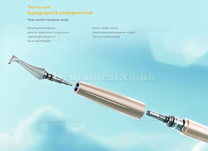 Woodpecker AP-B 2 In 1 Dental Air Flow Polisher & Piezo Ultrasonic Scaler With LED Light Fit EMS