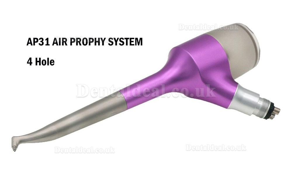 Dental Air Jet Prophy Air-flow Polisher Hygiene Handpiece 4 Holes