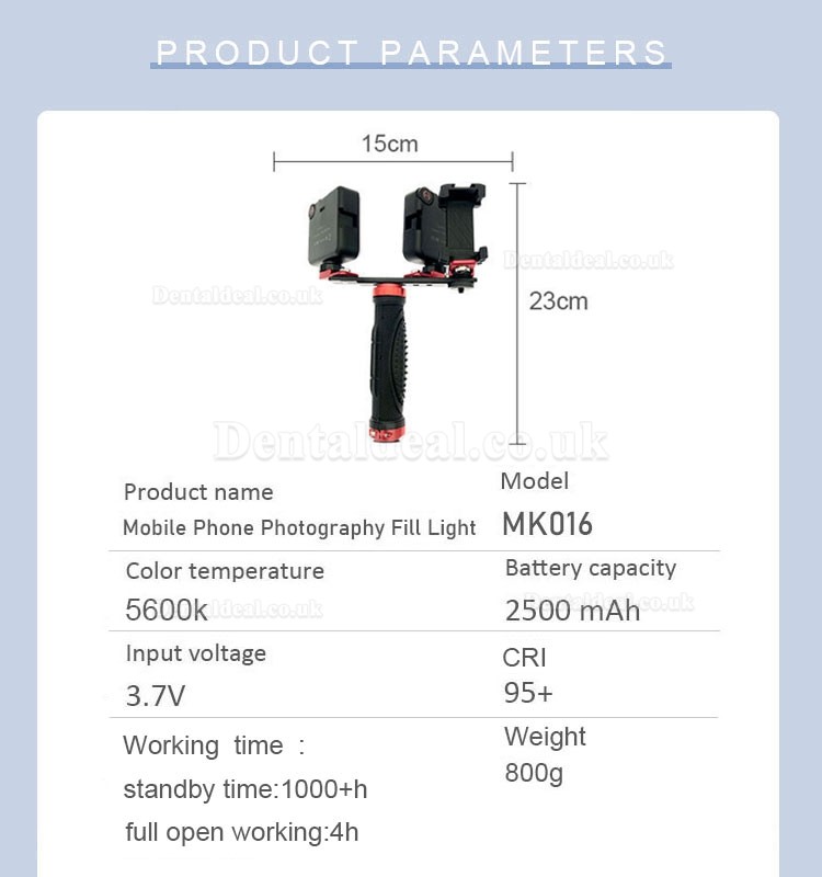 Adjustment Dental Photography Flash Light Mobile Phone Dental Photography Fill Light