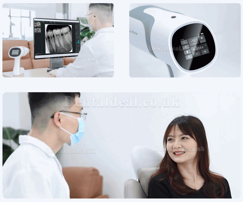 Woodpecker Ai Ray Portable Dental X-Ray Machine Touch Screen Constant DC High Frequency