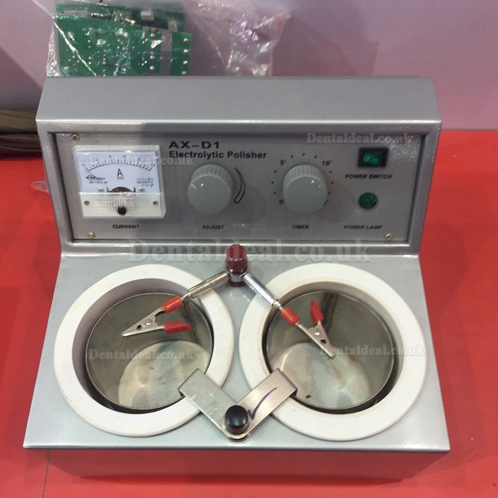 Aixin AX-D1 Dental Lab Electrolytic Polisher With Two Water Bath Equipment