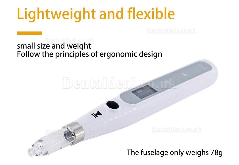 Electric Dental Anesthesia Injector Painless Anesthesia Pen Cordless with LCD Display