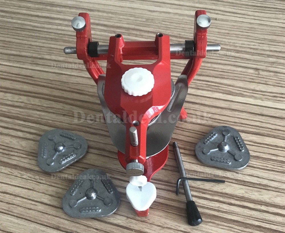 Dental Lab Articulator Anatomic Aluminium Red Dental Articulator