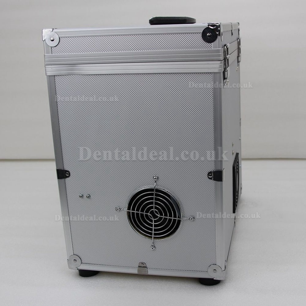 BD-402 Portable Dental Turbine Unit with Air Compressor + Greeloy Portable Dental Chair GU-P101