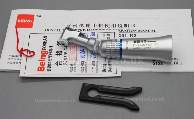 Being® Rose 201CA Low Speed Contra-Angle 1:1 Handpiece E Type