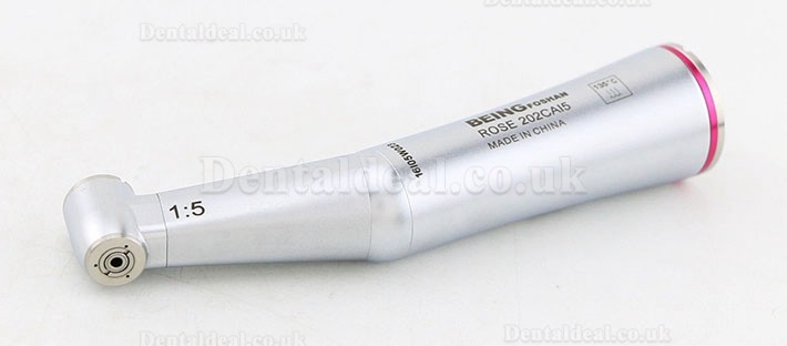 BEING Dental Inner Water Contra Angle 1:5 High Speed Handpiece 1.6mm Red Ring