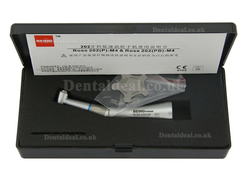 BEING Rose 202CAP Dental Low Speed Contra Angle Handpiece E Type